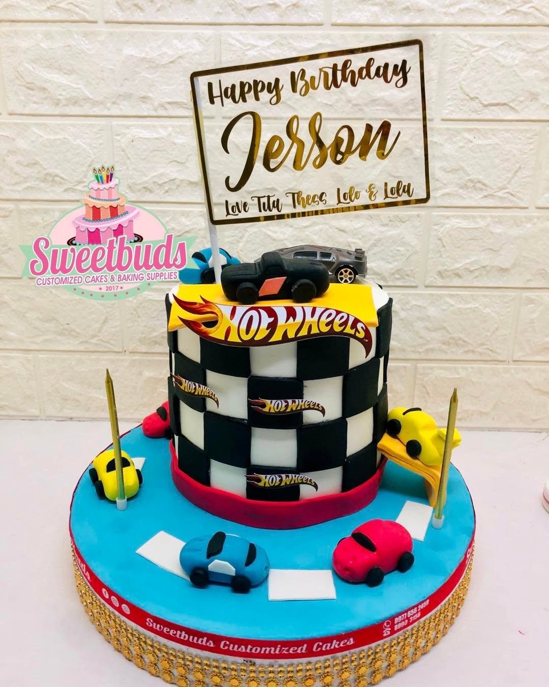 Speedster Sports Car Cake photo